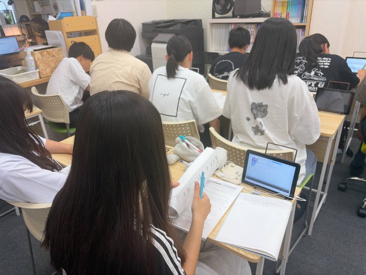期末テストに向けて対策中!!|櫻見塾【彦根市の個別指導塾】